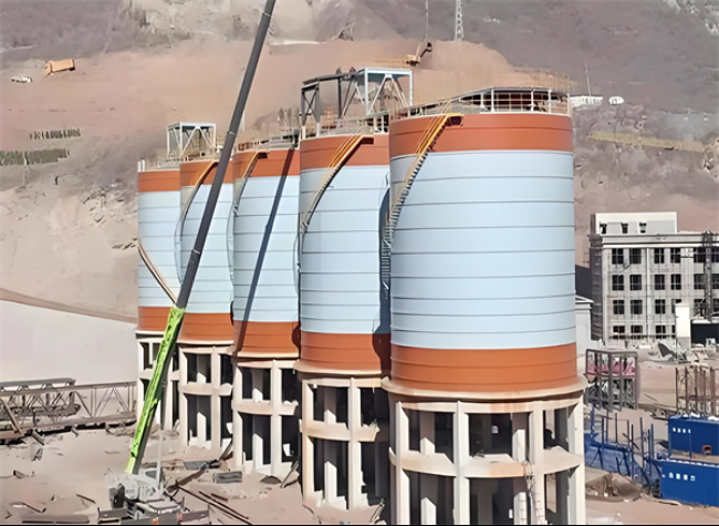 洛隆高架钢板仓